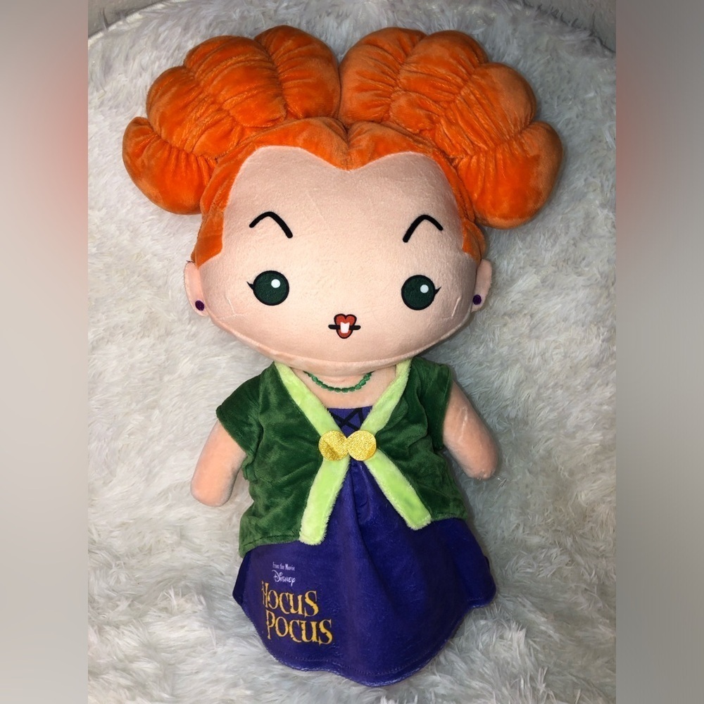 Disney Hocus Pocus Plush Doll - Orange, Green, Purple Winifred Sanderson